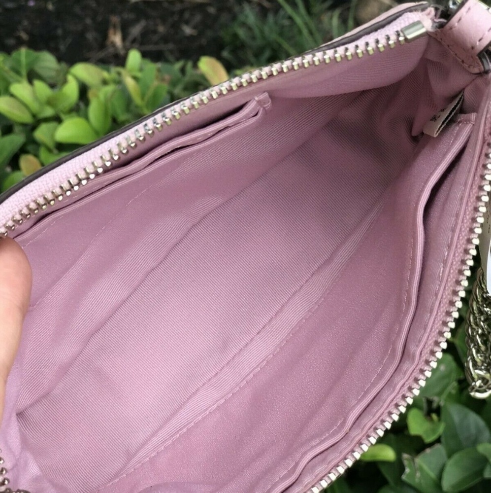 Coach Large Wristlet Pebble Leather Petal F53340 - Picture 5 of 5